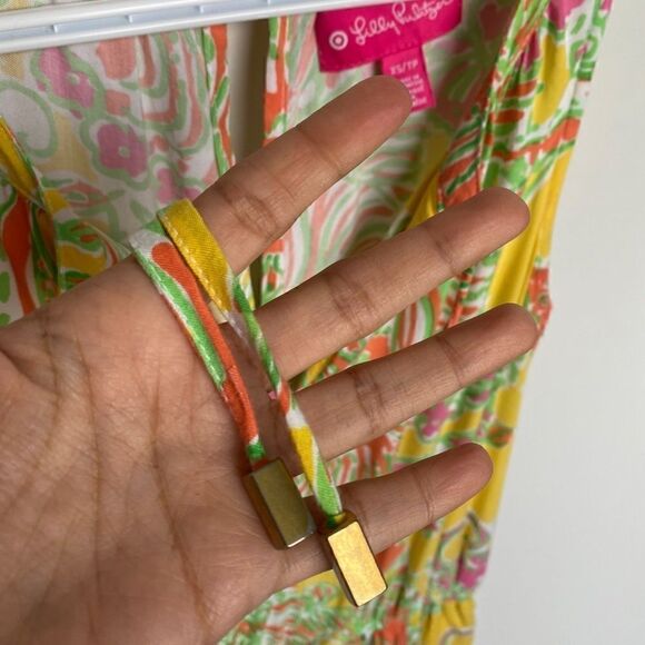 Lilly Pulitzer x Target Challis Romper Happy Place - Picture 5 of 12